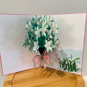 Final Sale！3D Greeting card including the envelope